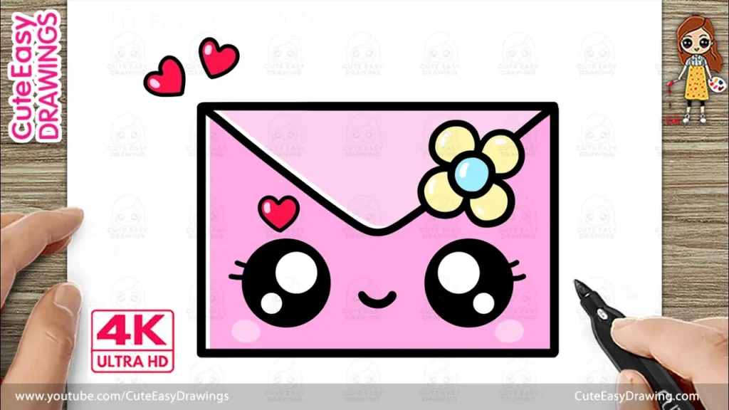 How to Draw a Cute Love Letter
