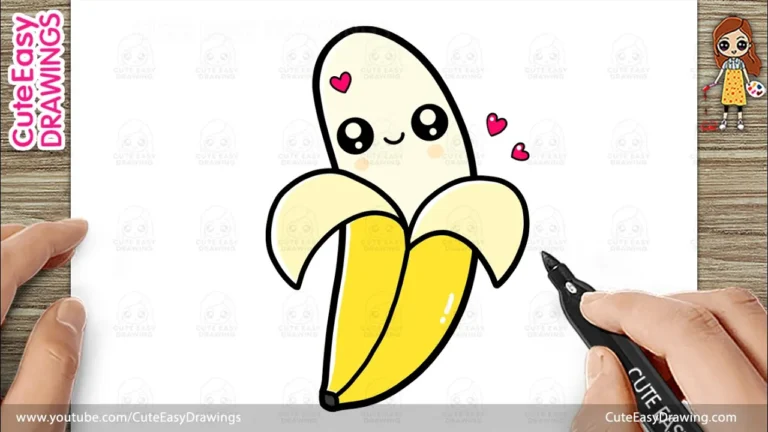 How to Draw a Cute Banana
