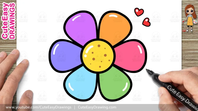 How to Draw a Cute Flower