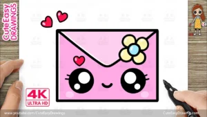 How to Draw a Cute Love Letter