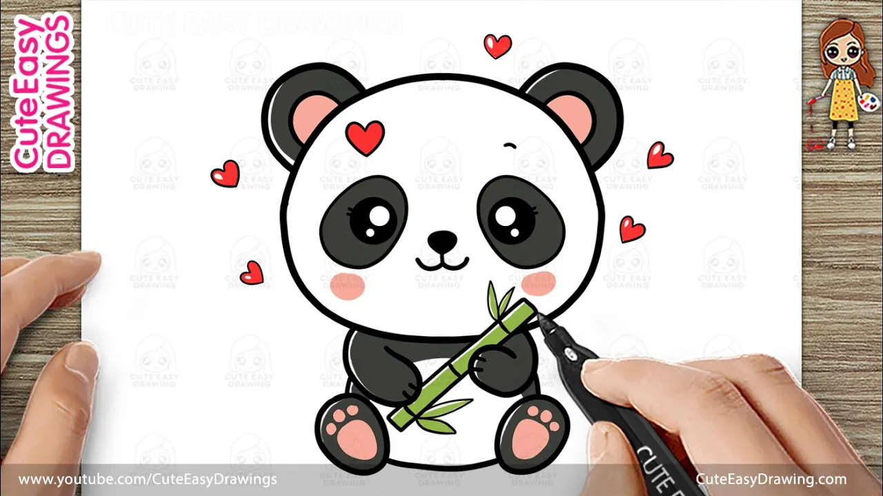 How to Draw a Cute Panda